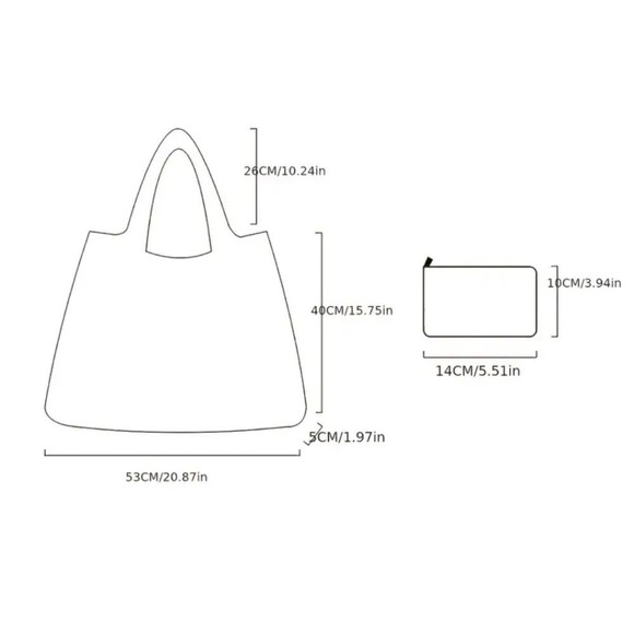 Night sky moon stars collapsible shopping bag tote Constellation - Picture 2 of 3